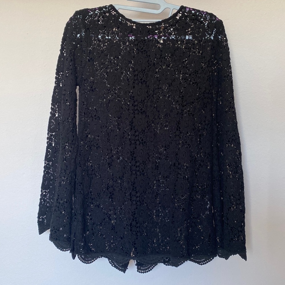 Free People Crochet Cotton Tunic S New!